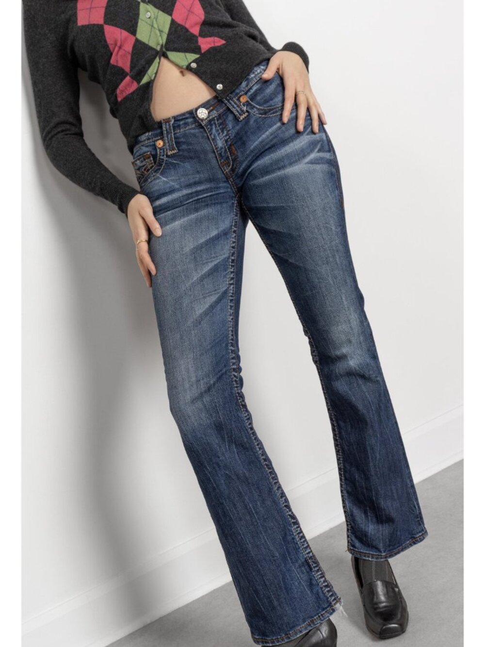 Big Star LOW RISE Y2K JEANS Denim Women / Size 9 10